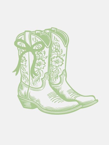 Cowboy-Stiefel mit Blumenmuster von Jolly and Dash
