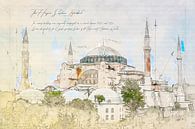Hagia Sophia, Istanboel van Theodor Decker thumbnail
