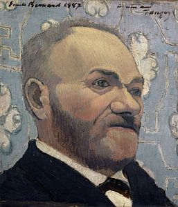 Emile Bernard - Porträt von Père Tanguy (1887)