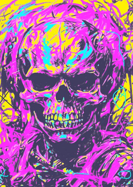 TOTENKOPF STRASSENKUNST von Taufan Heriyansyah