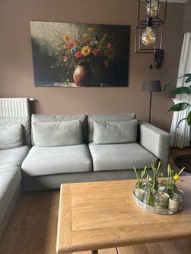 Klantfoto: Boeket vaas van Poster Art Shop