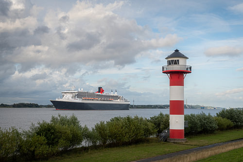 Een majestueuze ontmoeting aan de oever van de Elbe