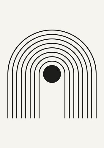 Forme géométrique rétro vintage des années 1920 dans le style Bauhaus 1_1