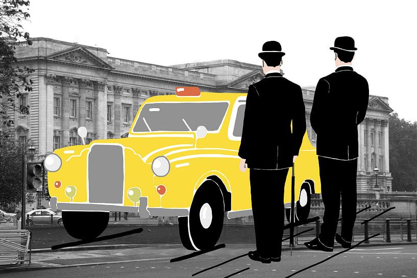 London taxi by Lida Bruinen