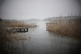 See im Winter