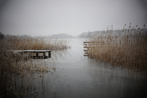 Le lac en hiver
