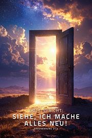 Annual motto 2026 Door motif by Jonathan Schöps | UNDARSTELLBAR.COM — Visual thoughts about God