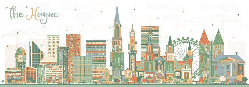 Den Haag Skyline van Stef van Campen