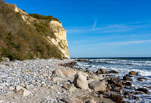 Kreidefelsen Kap Arkona auf Rügen. Cliff Kap Arkona auf der Insel Rügen in Deutschland