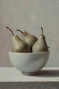 Nature morte à la poire | Plaisir tranquille de l'après-midi