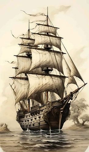 Zeilschip van rinda ratuliu