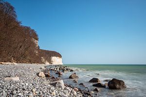 Kreidefelsen an der Küste der Ostsee auf der Insel Rügen