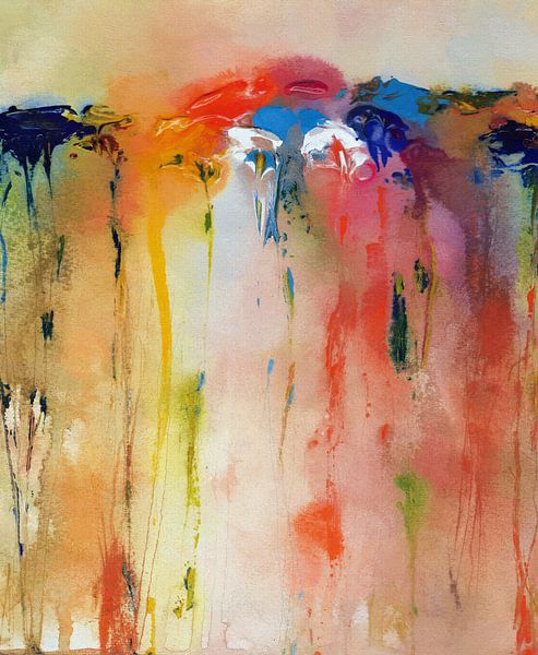 Dripping paint by Angel Estevez