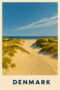 Rêves de côtes danoises - Ciel au-dessus de la mer