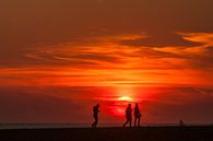 Promenade au coucher du soleil par Peter Bijsterveld Aperçu