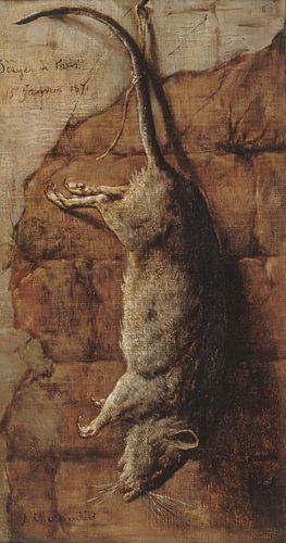 Rat gebruikt voor voedsel tijdens het beleg van Parijs, Auguste Charpentier
