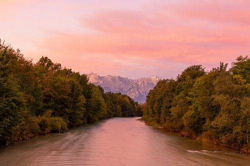 Sunrise on the Loisach