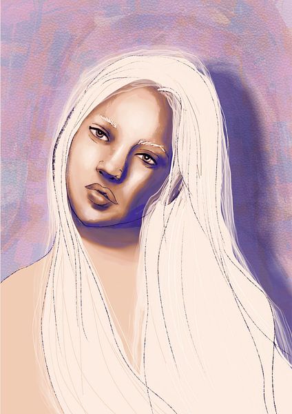 Modern portret - staar in het niets van Elise Marcus