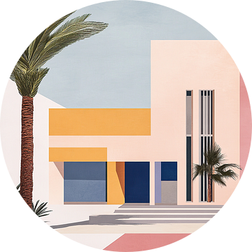 Bauhaus poster kunstdruk van Niklas Maximilian