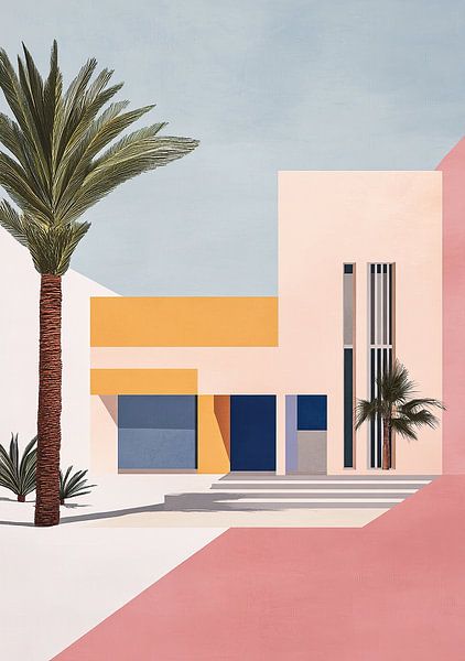 Bauhaus poster art print by Niklas Maximilian
