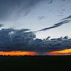 Thunderstorm sunset van Terra- Creative