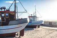 Fishing boats at the North Sea