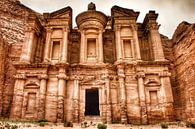 The Monastery in het mooie Petra, Jordanië van Bart Schmitz thumbnail