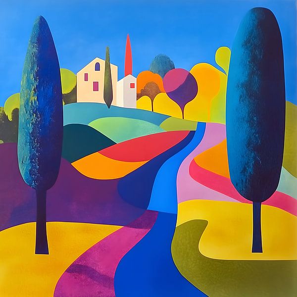 ITALIENISCHE LANDSCHAFT 05 NAIV von AHAI depARTment