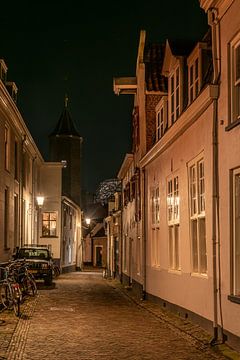 Nachtfoto Amersfoort Muurhuizen van Erik van 't Hof
