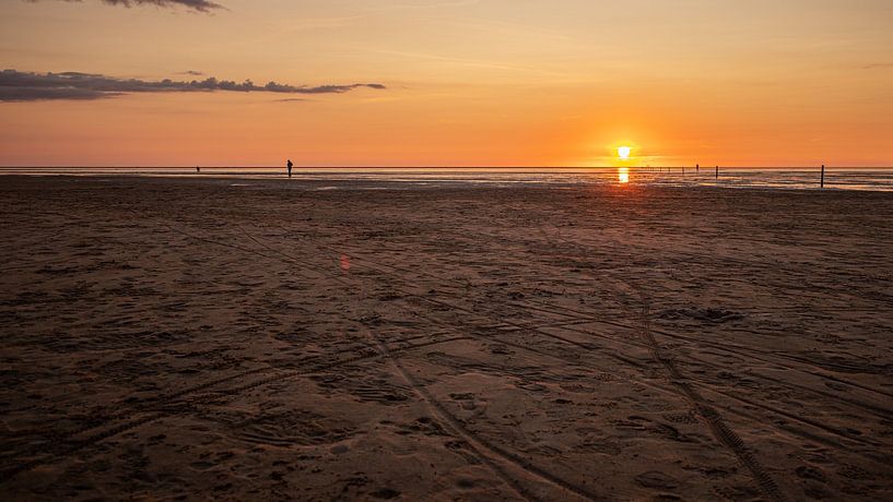 Westerheversand bij zonsondergang van Alexander Wolff