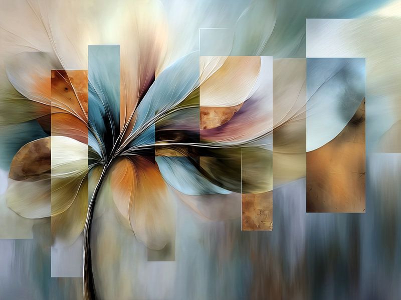 Fleur abstraite JG04 par Jacky