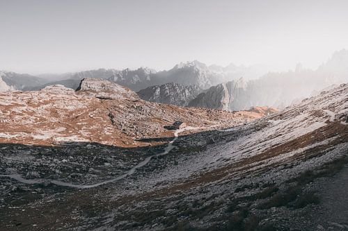 Mountain hut in the Dolomites