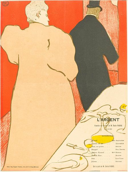 L'Argent, Henri de Toulouse-Lautrec par Liszt Collection