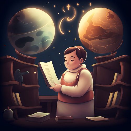 Le bureau de l'astronome