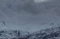 Paysage d'hiver de la Norvège