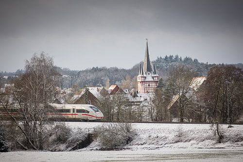 Neustadt-Hessen in de winter
