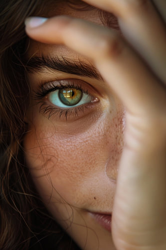 Intimate portrait of a woman