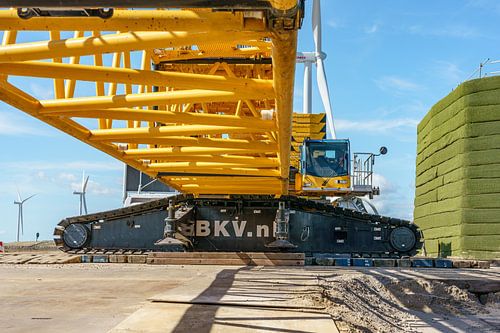 Liebherr LR 1600/2 rupskraan van BKV uit Barneveld.