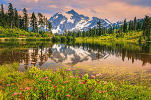 Mount Shuksan, Washington State, Verenigde Staten van Henk Meijer Photography