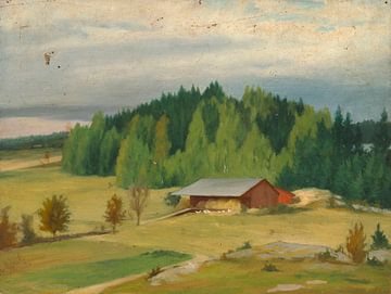 Maisema, 1860 - 1879, Severin Falkman