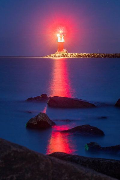 Warnemünde pierverlichting van Christian Möller Jork