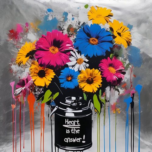 Silber Edition - Heart is the answer - Flower