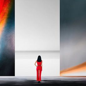 Gefangen im Alltag - Sehnsucht nach Meer von Rautenberg Digital Art Maritim