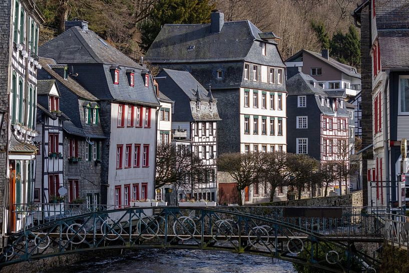 Historischer Stadtkern von Monschau in der Eifel von Reiner Conrad