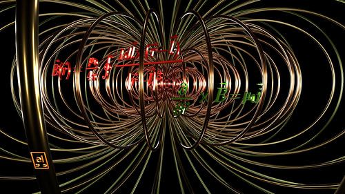 Dreaming of a Magnetic Field - grün/rote Variante von elkement