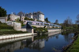 Chateau Long and River Somme, France by Imladris Images