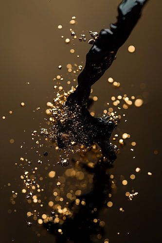 Abstract Alchemy - Gold Burst II