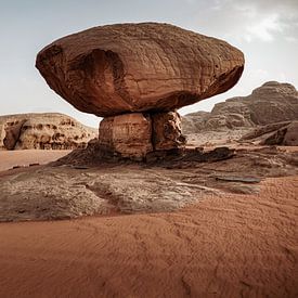 Mushroom Rock, Wadi Rum van Melissa Peltenburg