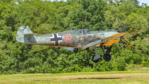 Chasseur Messerschmitt Bf 109 E-4 de la Luftwaffe.