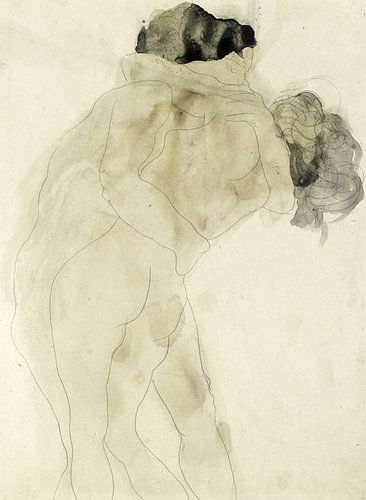 Auguste Rodin,Twee omarmende figuren